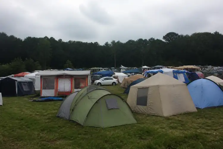 Slaapsystemen festival camping