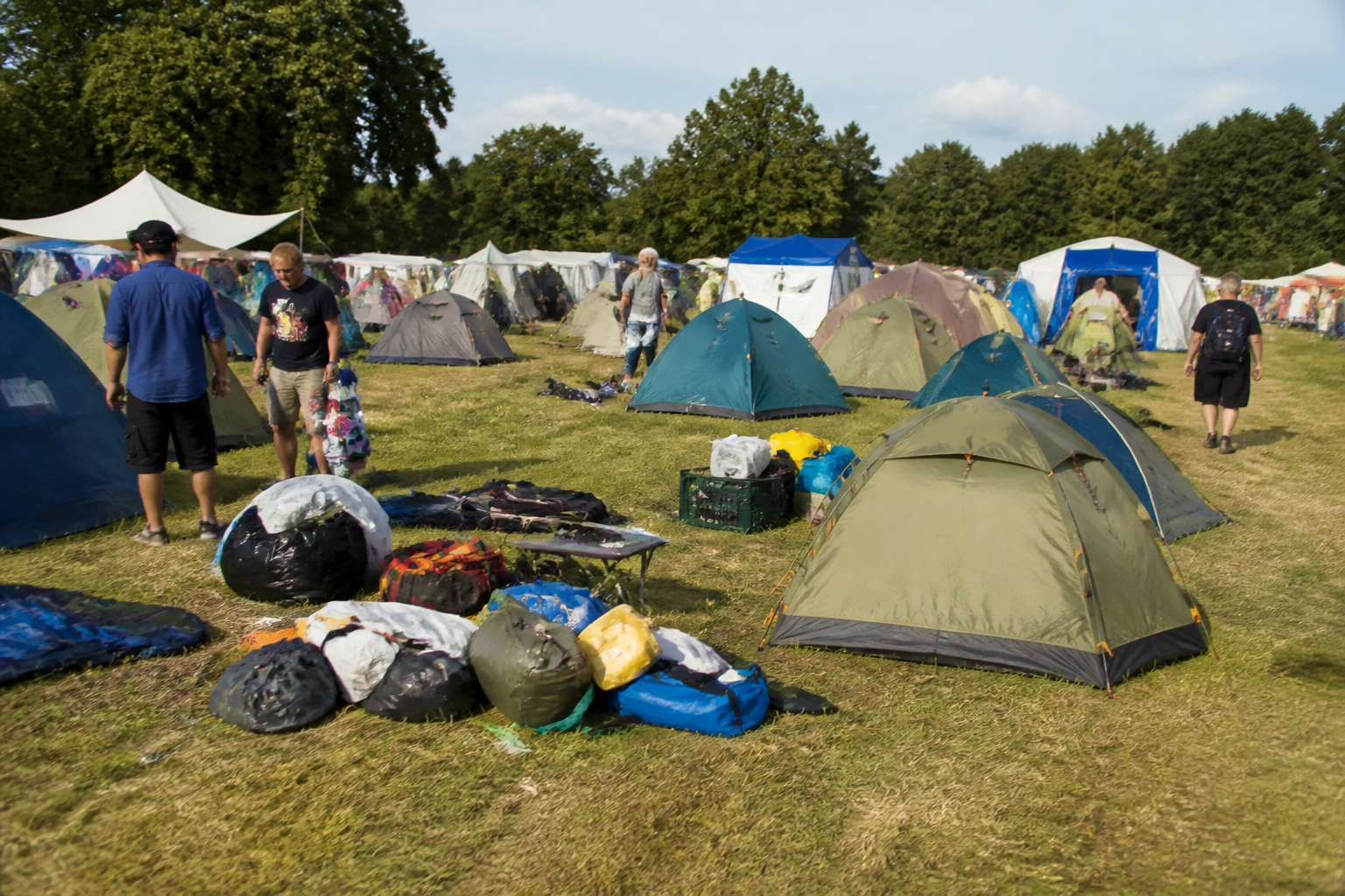 Duurzaam festival kamperen